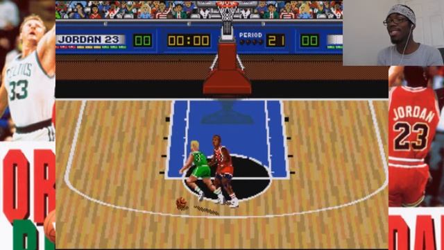 Jordan Vs. Bird: Super One on One (Sega Genesis/Megadrive) смотреть онлайн