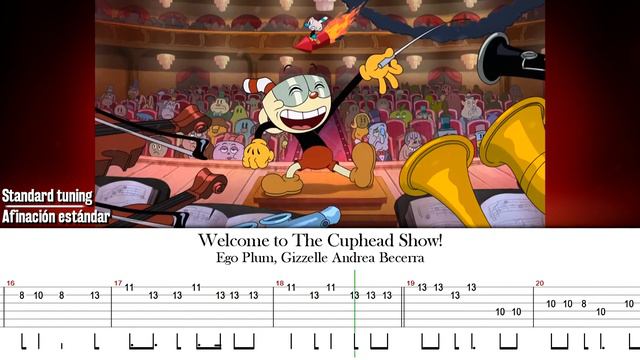 How to Play: The Cuphead Show! Opening Theme [Easy Guitar Tab] смотреть онлайн
