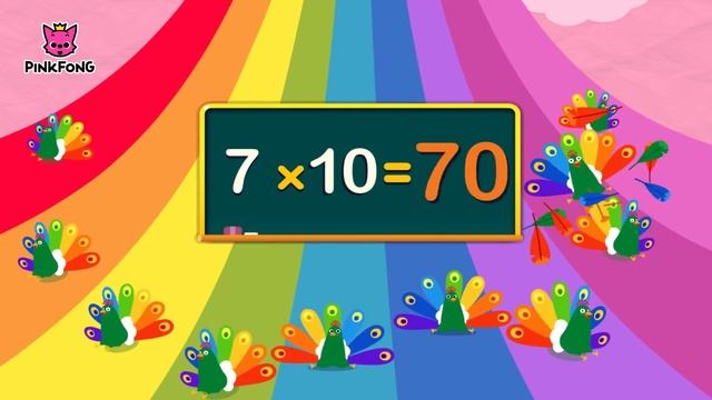 The 7 Times Table Song | Count by 7s | Times Tables Songs | PINKFONG Songs for Children смотреть онлайн