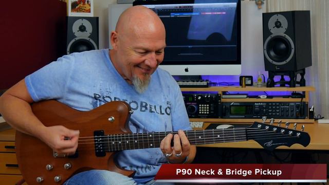 Alexander Bodrik Guitars "Morgana" | P90 Pickups | Demo by Frank Steffen Mueller смотреть онлайн