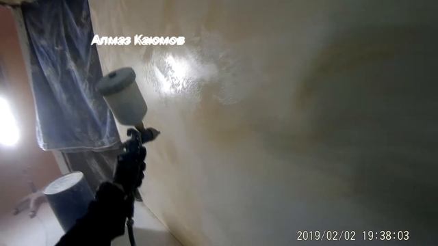 Декоративная 8/8 штукатурка из полимерной шпатлевки своими руками. Нанесение лака смотреть онлайн
