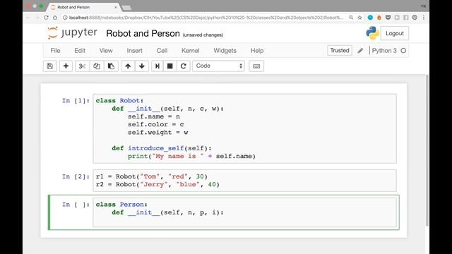 Classes and Objects with Python - Part 2 (Python Tutorial #10) смотреть онлайн