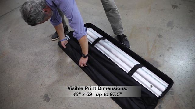 Wider and Taller Retractable Banner Stands from JDS Sign Supply смотреть онлайн