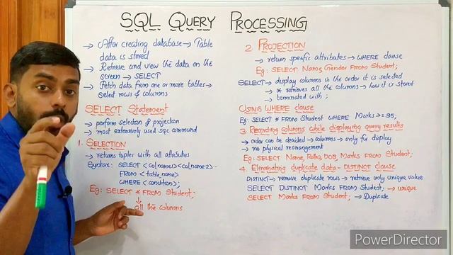 SELECT || WHERE || SQL Commands || CBSE/State XII Computer Science смотреть онлайн