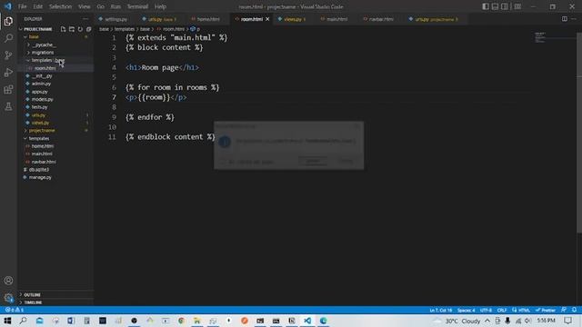 how to render template engine in Django part 02 смотреть онлайн