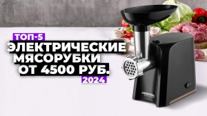 ТОП-5: Лучшие электрические мясорубки. Рейтинг электромясорубок 2024 года ✅