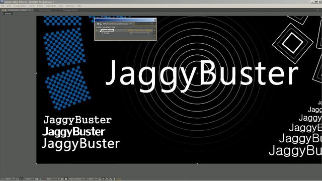 JaggyBuster - Antialiasing plug-in for Adobe After Effects смотреть онлайн