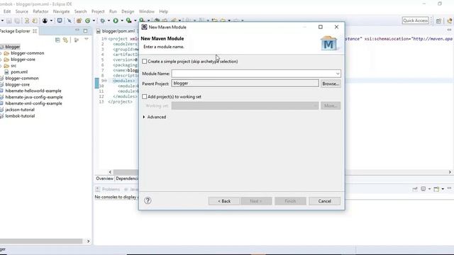 Creating a Multi Module Maven Project in Eclipse смотреть онлайн