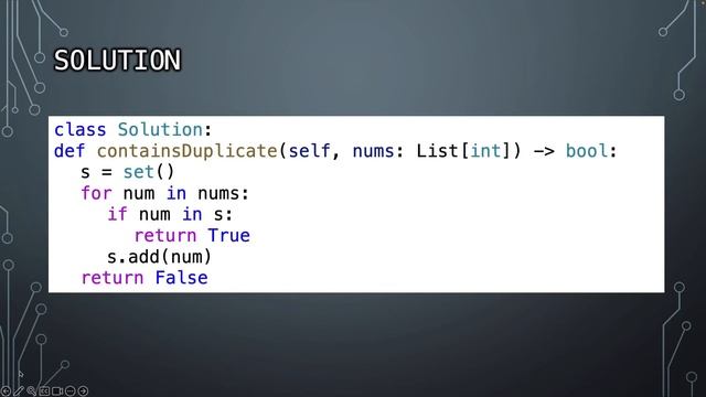 Leetcode #217 - Contains Duplicate смотреть онлайн