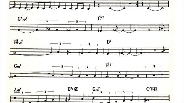 Girl From Ipanema (with a bluesy touch) - Backing track + music sheet смотреть онлайн
