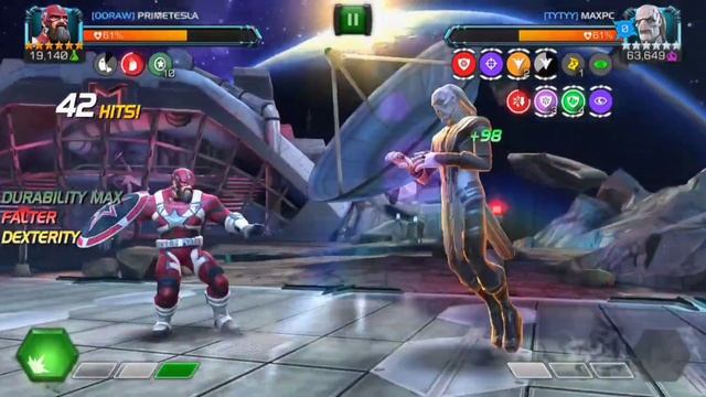Red Guardian takes on Ebony Maw Boss on High Ground Global node смотреть онлайн