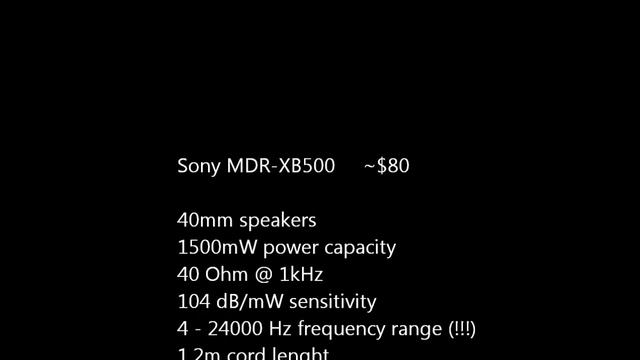 ? Sony MDR-XB500 Bass Test (with microphone) смотреть онлайн