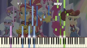 Dance Magic – Equestria Girls Specials – Synthesia Piano Cover