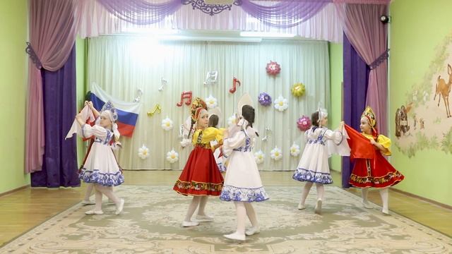Танец с платками в ДОУ смотреть онлайн