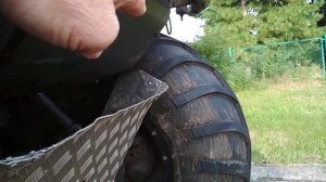 Передняя защита на квадроцикле Росомаха.