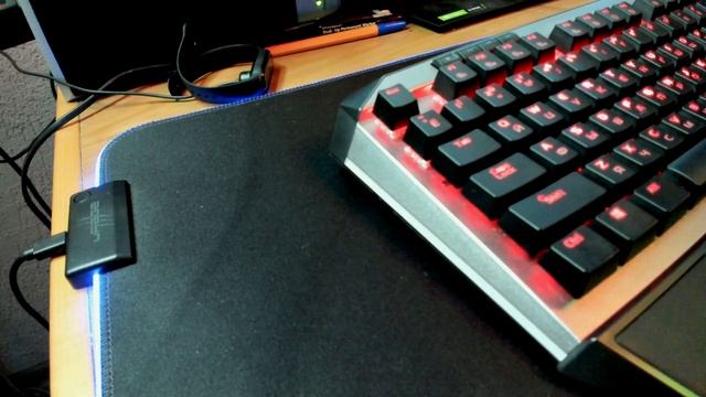 КОВРИК ДЛЯ МЫШКИ И КЛАВИАТУРЫ С RGB ПОДСВЕТКОЙ HAMA URAGE RAG ILLUMINATED ОБЗОР - ОТЗЫВ смотреть онлайн