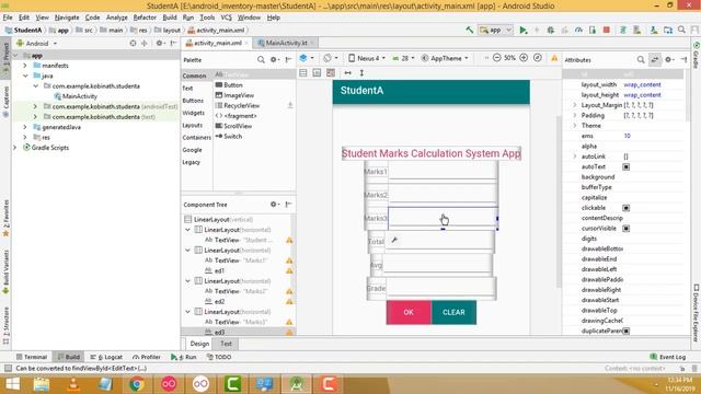 Student Marks Calculation App Using Android kotlin смотреть онлайн