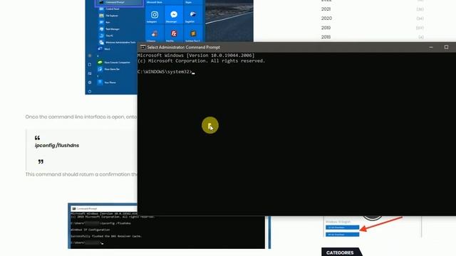 How to Clear DNS Cache on Windows смотреть онлайн