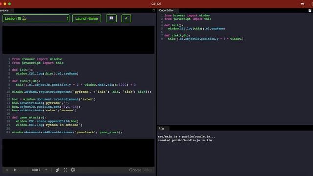 CS1 Game Engine Python API смотреть онлайн