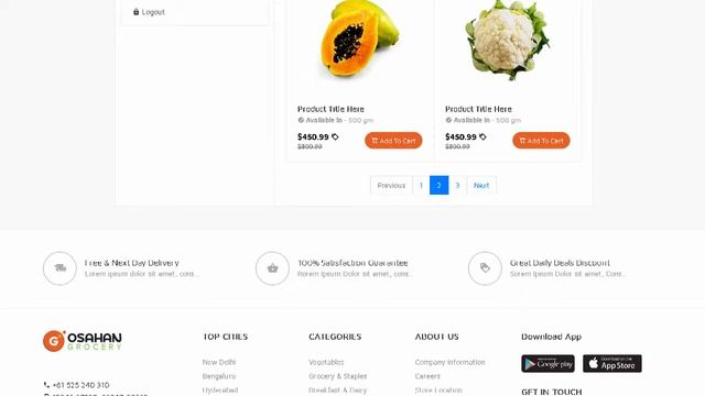 Osahan Grocery - Bootstrap4 Responsive Grocery Light Template | Themeforest Templates смотреть онлайн