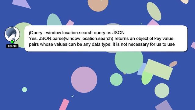 jQuery : window.location.search query as JSON смотреть онлайн