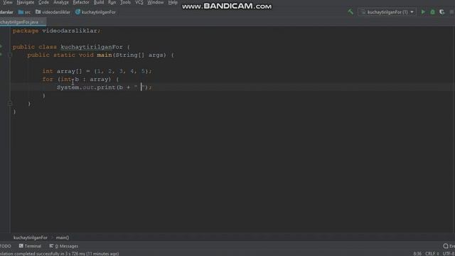 JAVA foreach смотреть онлайн