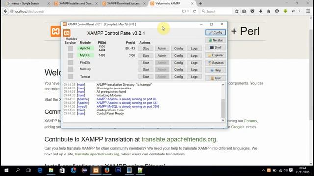 Php Tutorial for Beginners -2- Installing Xampp смотреть онлайн