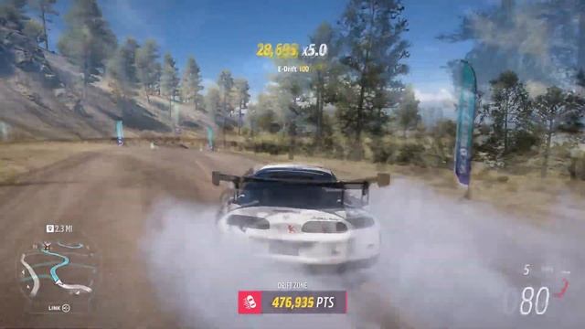 Forza Horizon 5 Volcano Drift Zone High Score Build!! смотреть онлайн