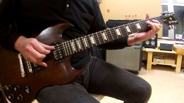 Gibson SG 70's Tribute 2013年製 Dirty Fingers搭載 Clean