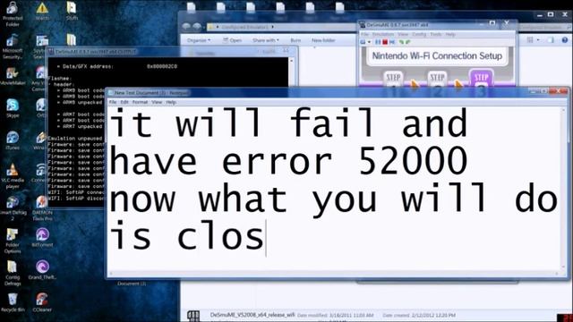 How to fix error 52000 and other error in DS Desmume wifi emulator смотреть онлайн