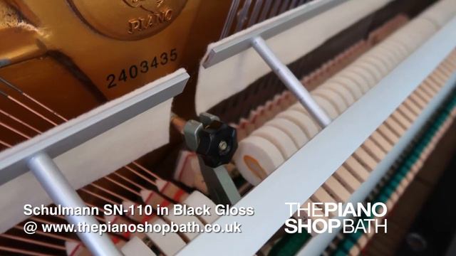 Schulmann SN110 Black Gloss @ The Piano Shop, Bath смотреть онлайн