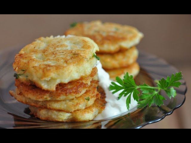 Драники с мясом очень сочные и вкусные.