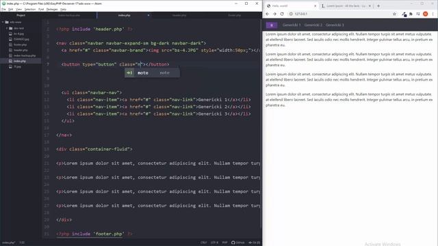 Bootstrap 5 - 17 - Navbar - Navigacija