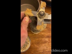 Промышленная мясорубка MS42 GRINGO - испытания на сухих яблоках