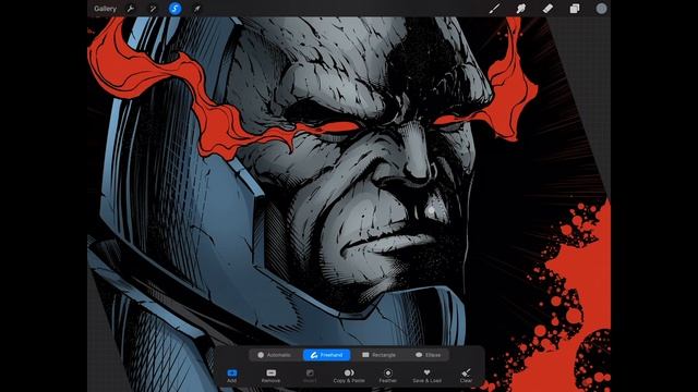 How to Color Comic Art with the Procreate App ( Real Time!! ) смотреть онлайн