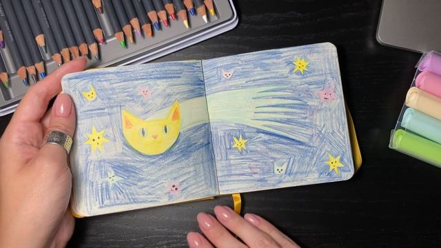 Tiny yellow sketchbook tour. Part 1. смотреть онлайн