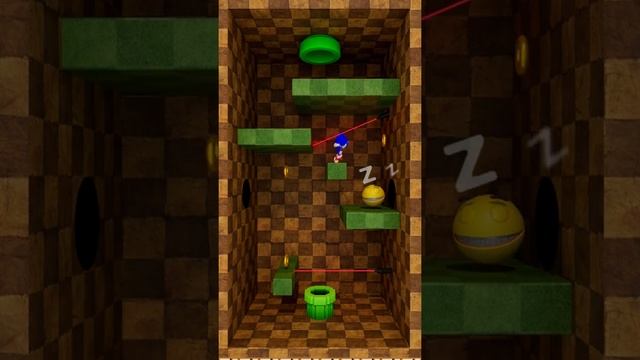 Sonic vs Pacman in the Vertical Maze Level #shorts смотреть онлайн