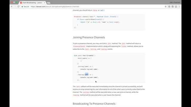 Building Realtime Chat with Laravel 5.4 and VueJS: Part 4 (Laravel Echo) смотреть онлайн
