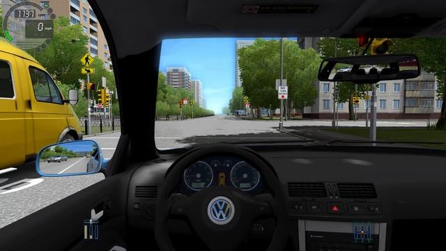 City Car Driving 1.5.0 VW Golf IV 4 R32 [Logitech G27] смотреть онлайн