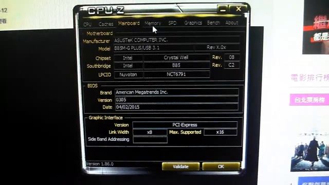 I7-4870HQ + ASUS B85M-G PLUS/USB3.1 附檔板 試機影片 смотреть онлайн