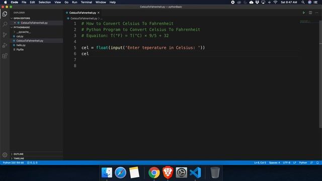 How to Convert Celsius To Fahrenheit: Python Program to Convert Celsius To Fahrenheit смотреть онлайн