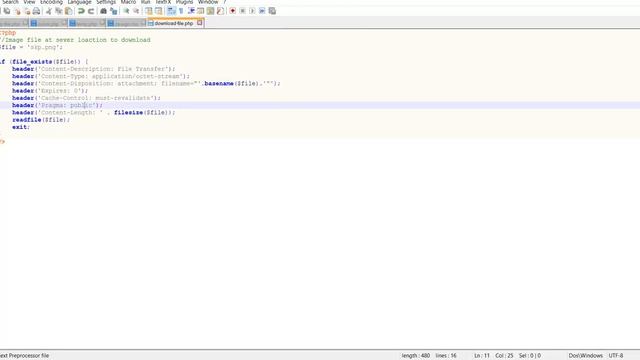How to Download Files From Sever to Using PHP Script смотреть онлайн