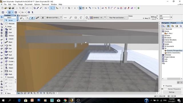 Basic Archicad Tutorial for finishes column, beam from a to z part 4 смотреть онлайн