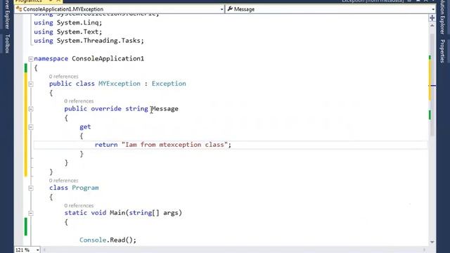 C# Exception Handling : 33 Custom Exceptions in Telugu смотреть онлайн