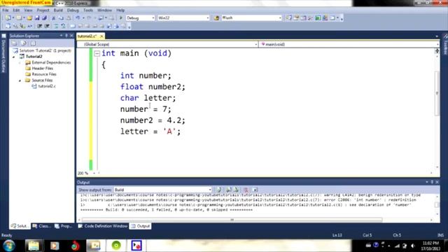 How to: Variable Types And Printf Statement use | C programming смотреть онлайн