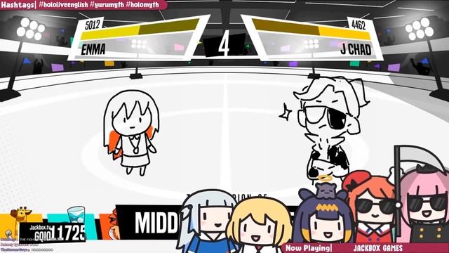 【Hololive】Enma vs J-Chad【Jackbox Games】 смотреть онлайн
