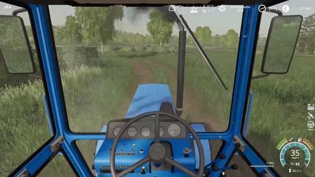 Farming Simulator 19: Купил новый МТЗ | Удобряю поля | Поднял бабла смотреть онлайн