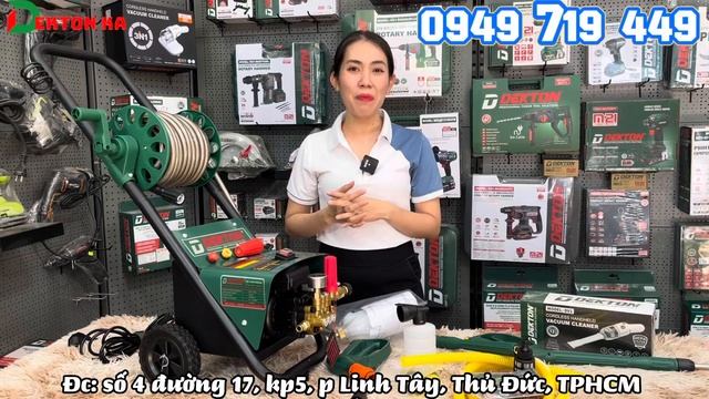?Nhận quà 500k ? Sale máy xịt rửa xe Dekton DK CWR3000A full phụ kiện siêu mạnh, siêu chất lượng смотреть онлайн