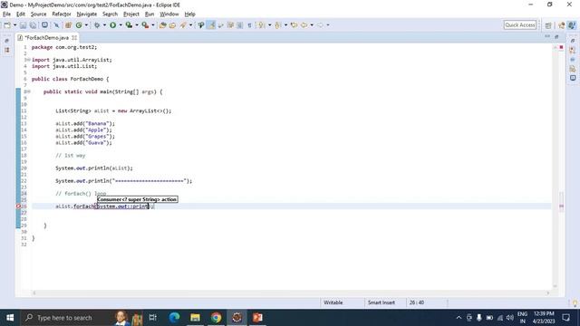 JAVA FAQ # 60 || forEach() & forEachOrdered() methods in Java смотреть онлайн