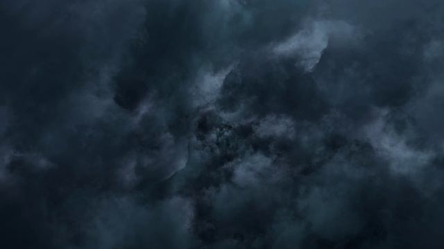 Бесплатный Видео Футаж Облака Ночью - Полёт в облаках. Бесконечный Бесшовный цикл версия 01 смотреть онлайн